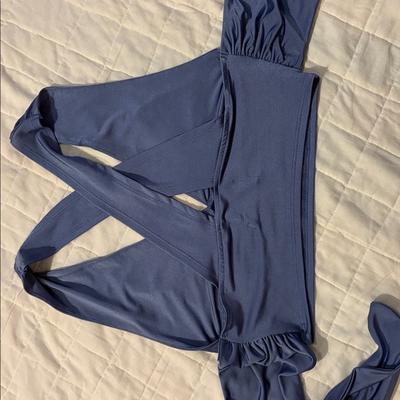 Urban Outfitters Halter Top 70s inspired Blue, Coquette girl, Top, Size Small - Picture 12 of 13